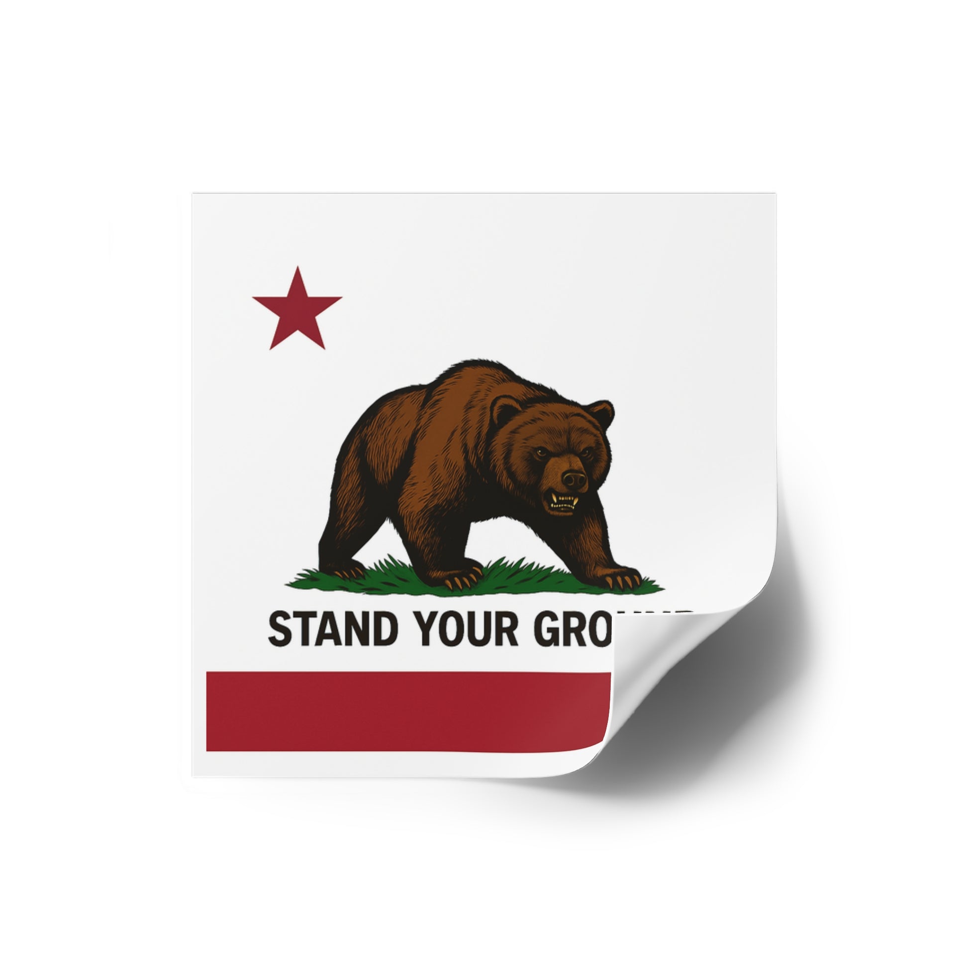 “Stand Your Ground” Vinyl Sticker – Stick with Power